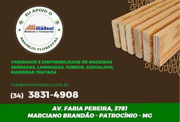 Banner MADSUL MADEIRAS E TRANSPORTES